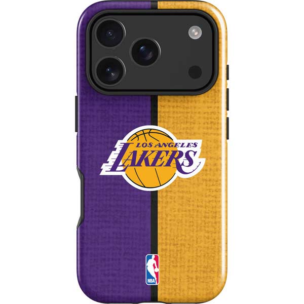 NBA Los Angeles Lakers Canvas iPhone 17 Pro Max Impact Case