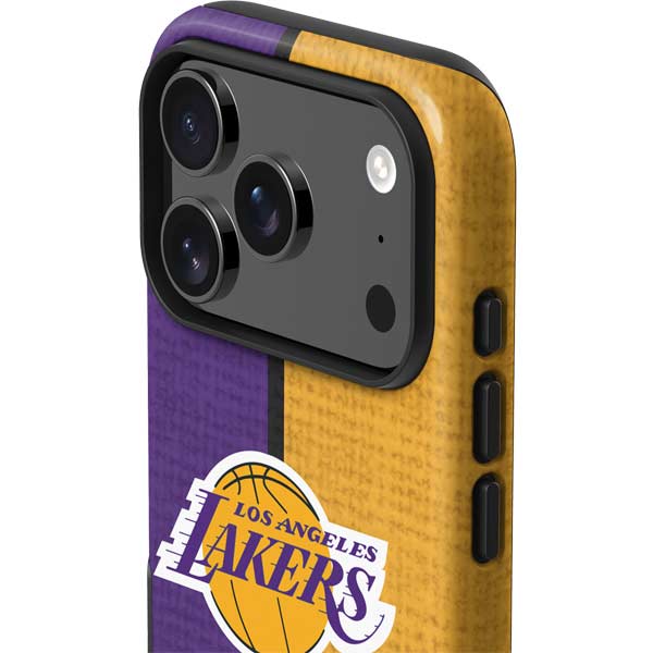 NBA Los Angeles Lakers Canvas iPhone 17 Pro Max Impact Case