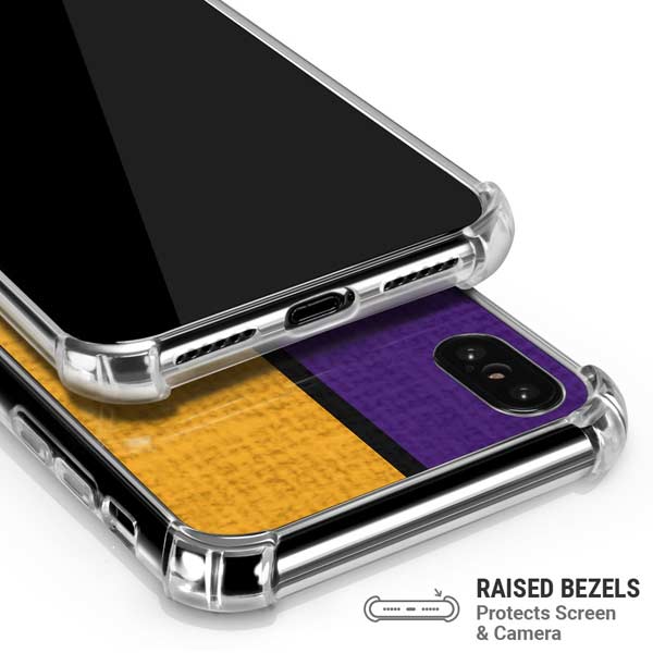 NBA Los Angeles Lakers Canvas iPhone X/XS Clear Case