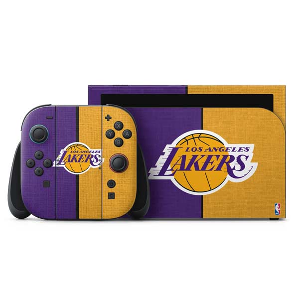 NBA Los Angeles Lakers Canvas Nintendo Skins