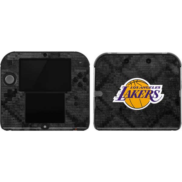 NBA Los Angeles Lakers Dark Rust Nintendo Skins