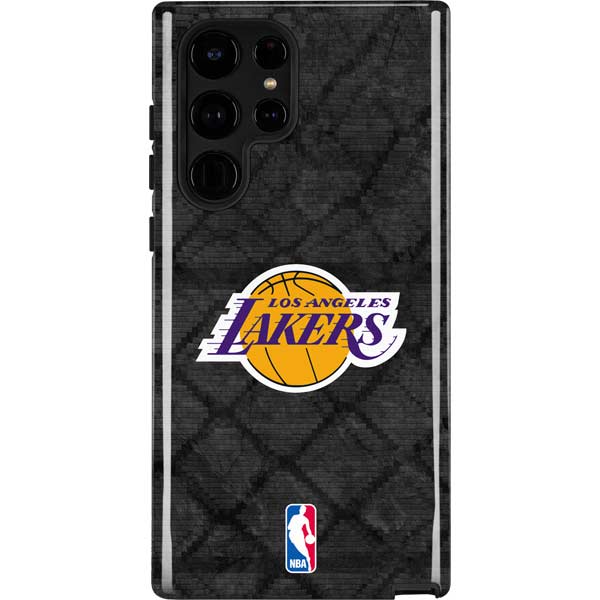 NBA Los Angeles Lakers Dark Rust Galaxy Cases