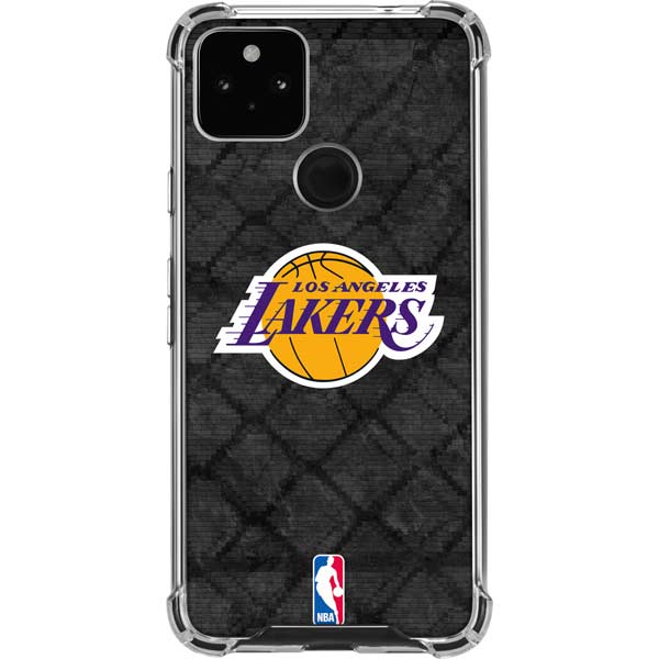 NBA Los Angeles Lakers Dark Rust Pixel Cases