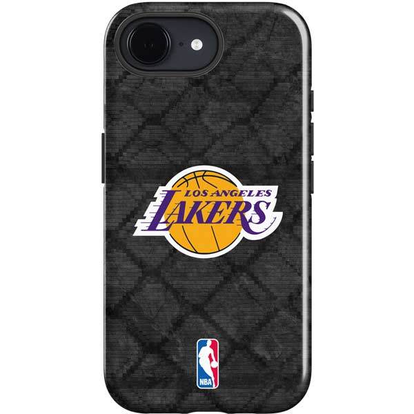 NBA Los Angeles Lakers Dark Rust iPhone 16e Impact Case