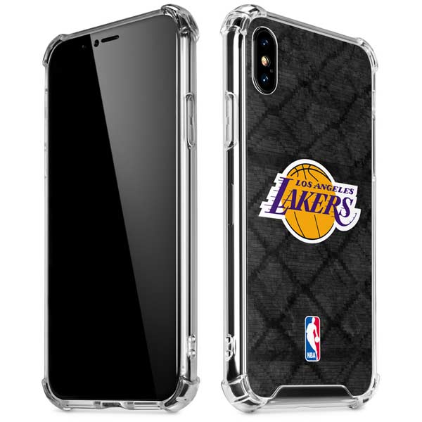 NBA Los Angeles Lakers Dark Rust iPhone X/XS Clear Case