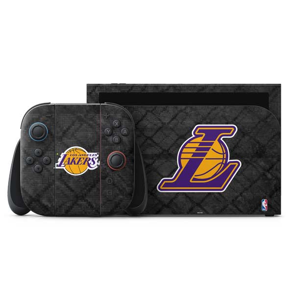 NBA Los Angeles Lakers Dark Rust Nintendo Switch 2 (2025) with Joy-Con Skin