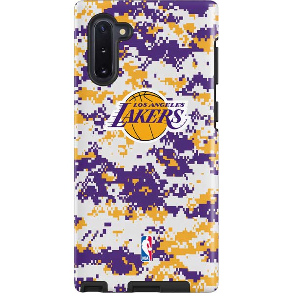 NBA Los Angeles Lakers Digi Camo Galaxy Cases