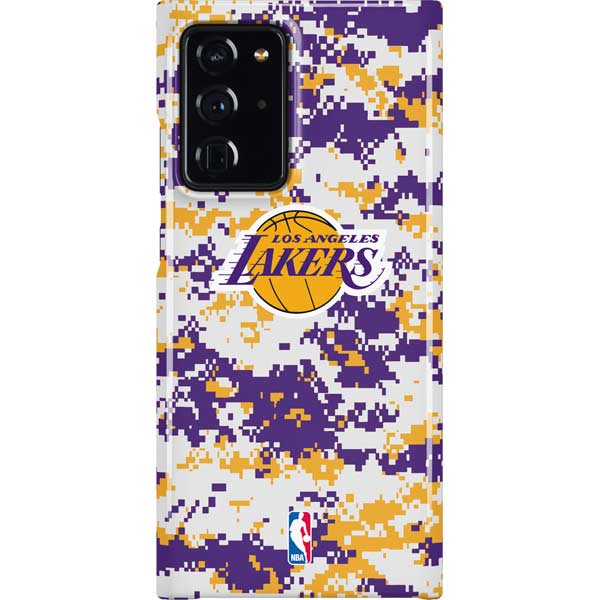 NBA Los Angeles Lakers Digi Camo Galaxy Cases