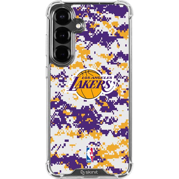 NBA Los Angeles Lakers Digi Camo Galaxy S26 Clear Case