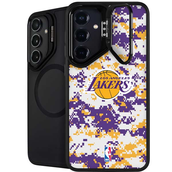 NBA Los Angeles Lakers Digi Camo Galaxy S26 Plus Kickstand Case