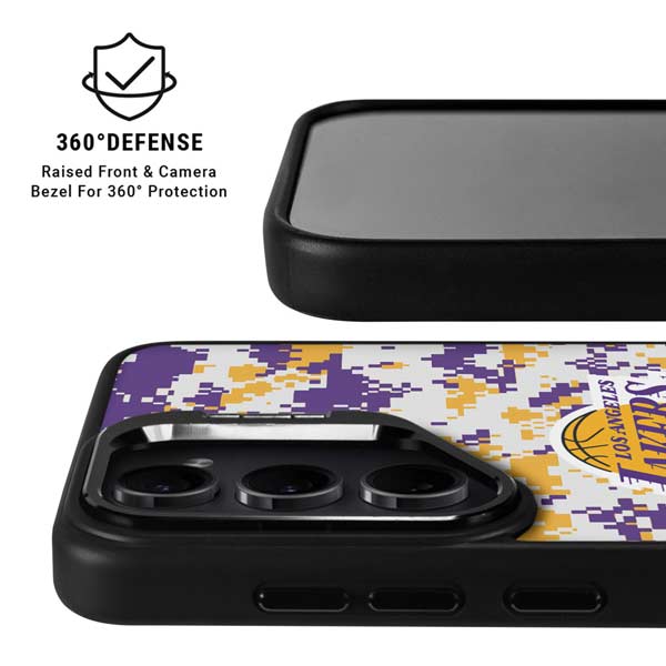 NBA Los Angeles Lakers Digi Camo Galaxy S26 Plus Kickstand Case