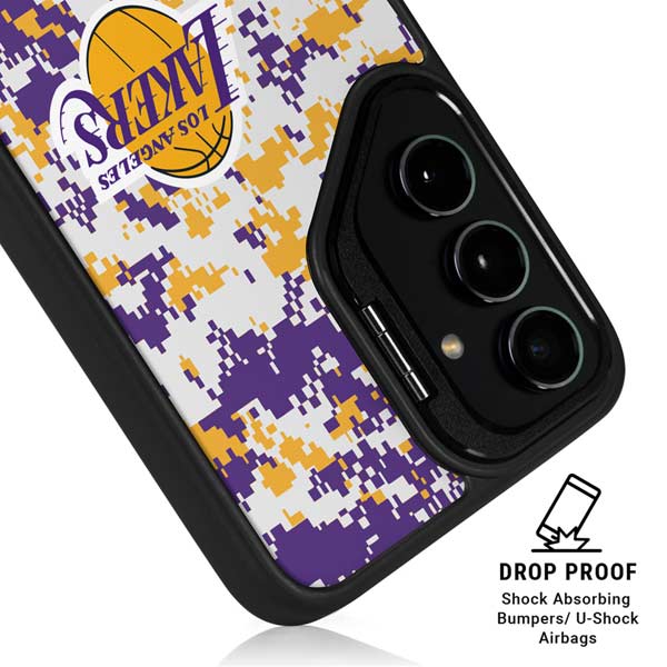 NBA Los Angeles Lakers Digi Camo Galaxy S26 Plus Kickstand Case