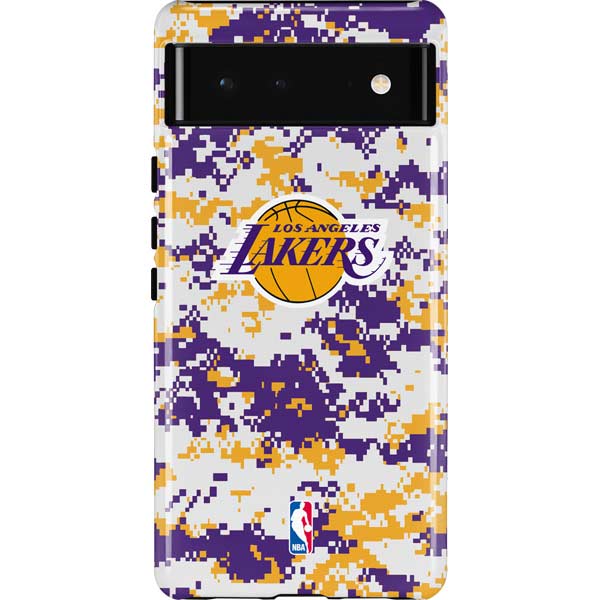 NBA Los Angeles Lakers Digi Camo Pixel Cases