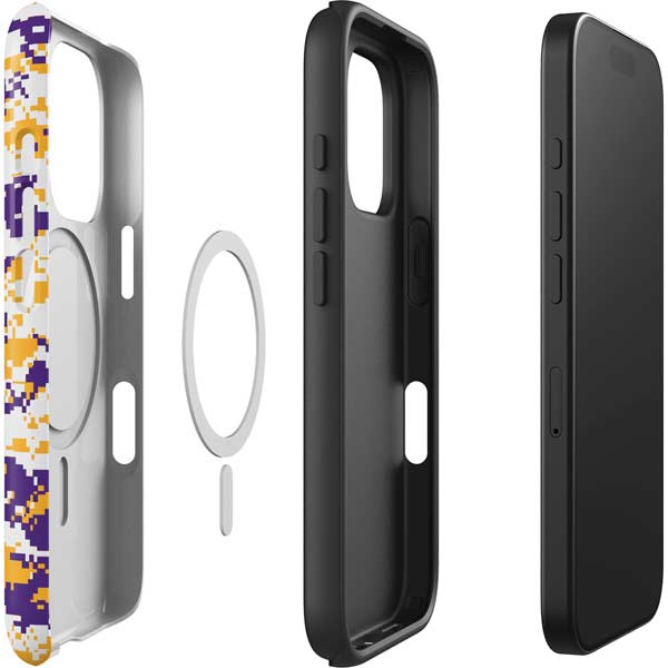 NBA Los Angeles Lakers Digi Camo iPhone 16 Pro Magsafe Impact Case