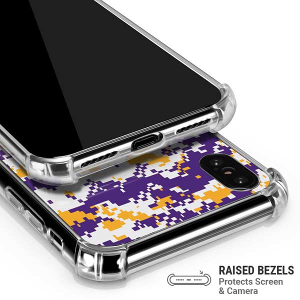 NBA Los Angeles Lakers Digi Camo iPhone X/XS Clear Case