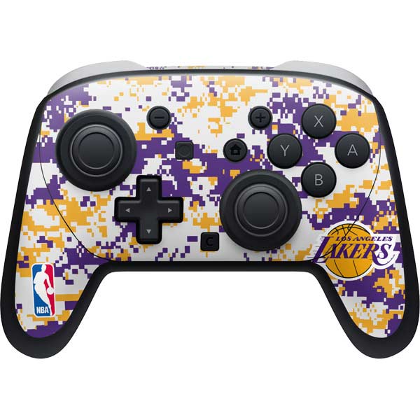 NBA Los Angeles Lakers Digi Camo Nintendo Skins