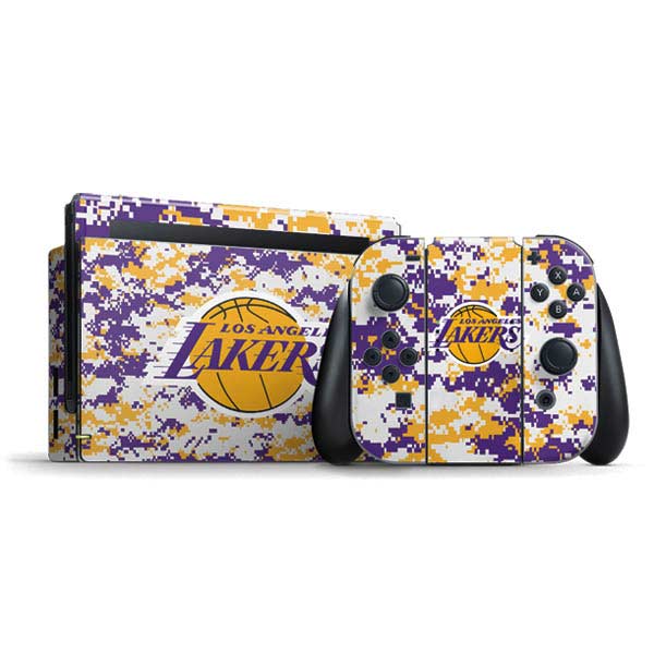 NBA Los Angeles Lakers Digi Camo Nintendo Skins