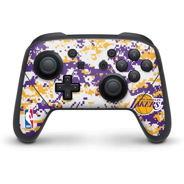 NBA Los Angeles Lakers Digi Camo Nintendo Skins