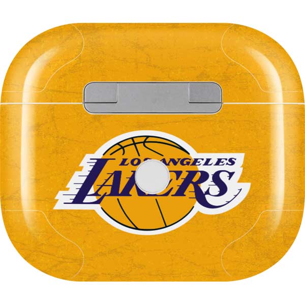 NBA Los Angeles Lakers Distressed Apple AirPods (3rd Gen 2021) Skin