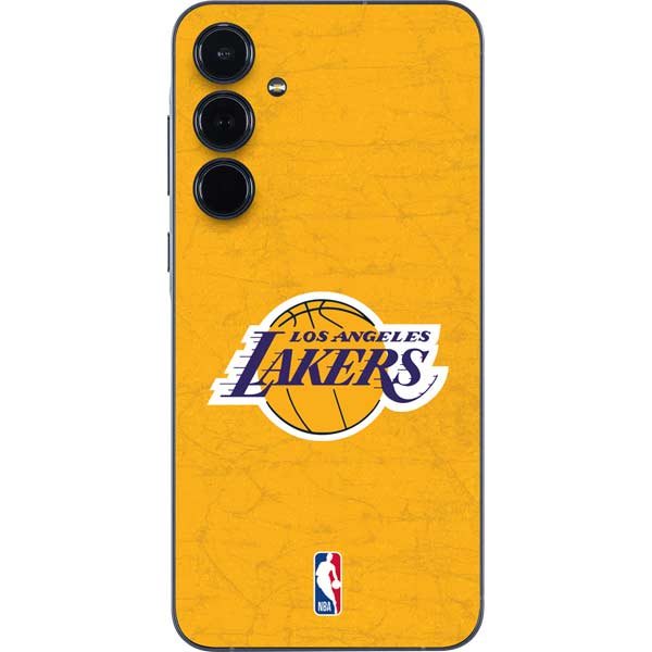 NBA Los Angeles Lakers Distressed Galaxy A35 5G Skin