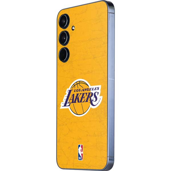 NBA Los Angeles Lakers Distressed Galaxy A35 5G Skin