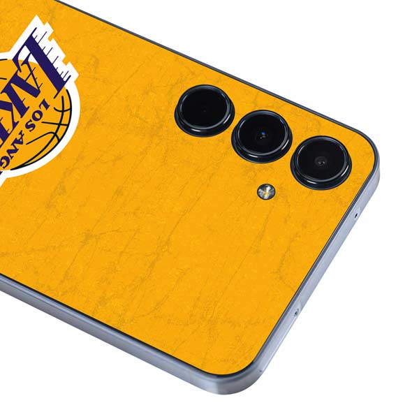 NBA Los Angeles Lakers Distressed Galaxy A55 5G Skin