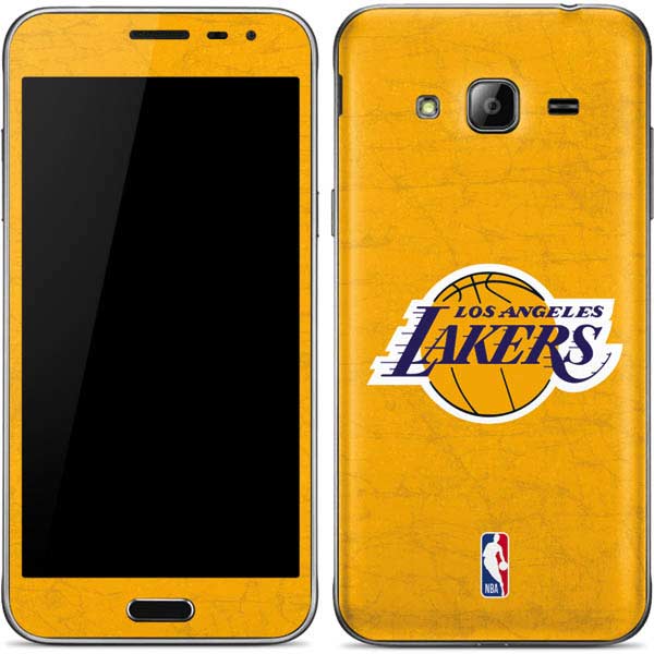 NBA Los Angeles Lakers Distressed Galaxy J3 Skin