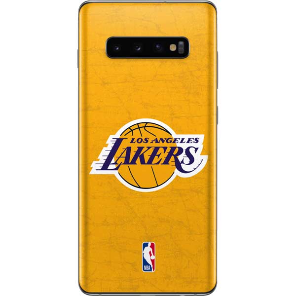 NBA Los Angeles Lakers Distressed Galaxy S10 Plus Skin
