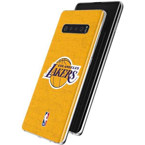 NBA Los Angeles Lakers Distressed Galaxy S10 Plus Skin