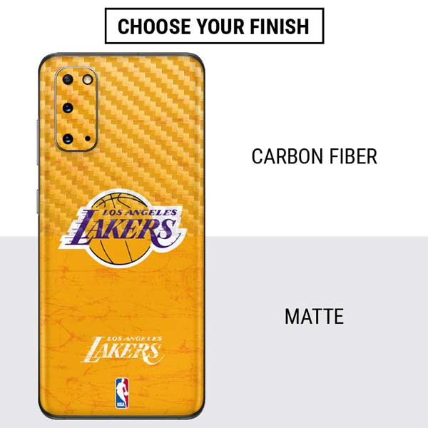 NBA Los Angeles Lakers Distressed Galaxy S20 Skin