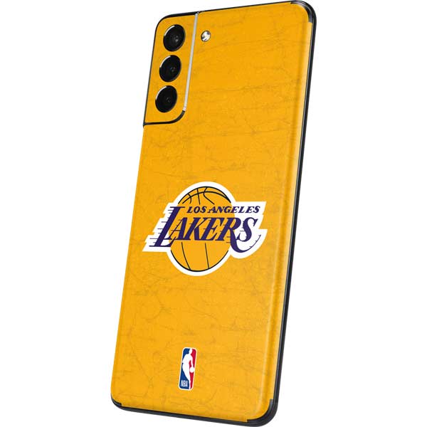 NBA Los Angeles Lakers Distressed Galaxy S21 5G Skin