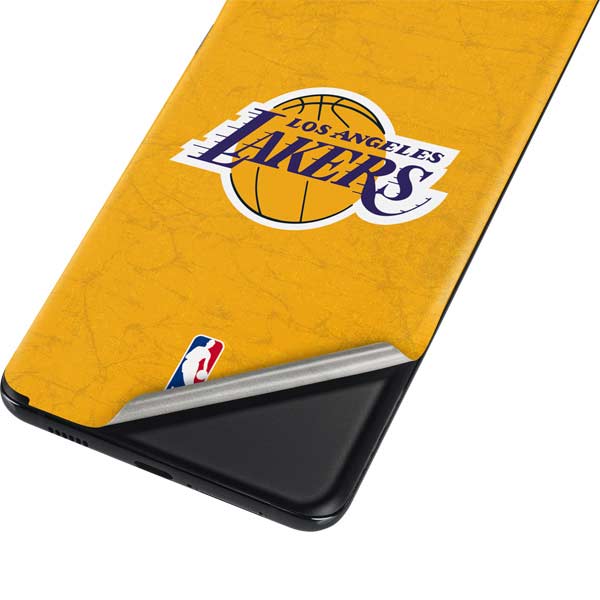 NBA Los Angeles Lakers Distressed Galaxy S21 5G Skin