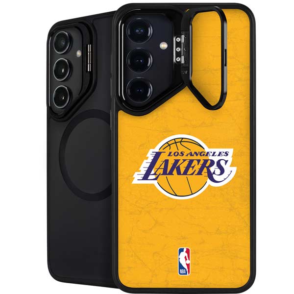 NBA Los Angeles Lakers Distressed Galaxy S25 Plus Kickstand Case