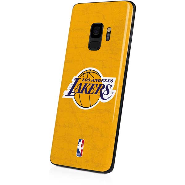 NBA Los Angeles Lakers Distressed Galaxy S9 Skin