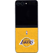 NBA Los Angeles Lakers Distressed Galaxy Z Flip5 5G Skin