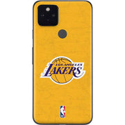 NBA Los Angeles Lakers Distressed Google Pixel 5a Skin