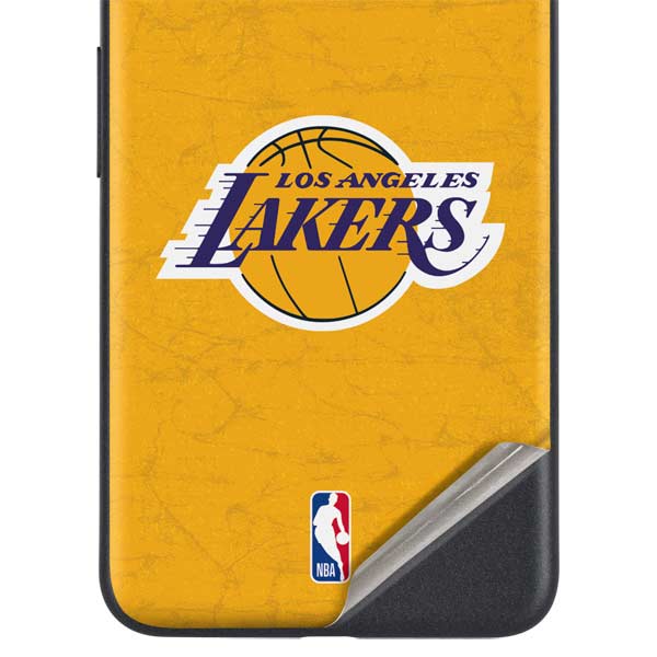 NBA Los Angeles Lakers Distressed Google Pixel 5a Skin