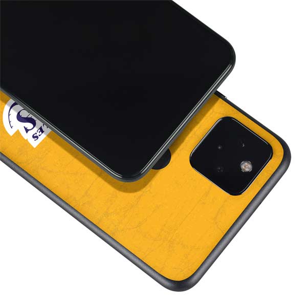 NBA Los Angeles Lakers Distressed Google Pixel 5a Skin