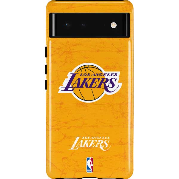 NBA Los Angeles Lakers Distressed Pixel Cases
