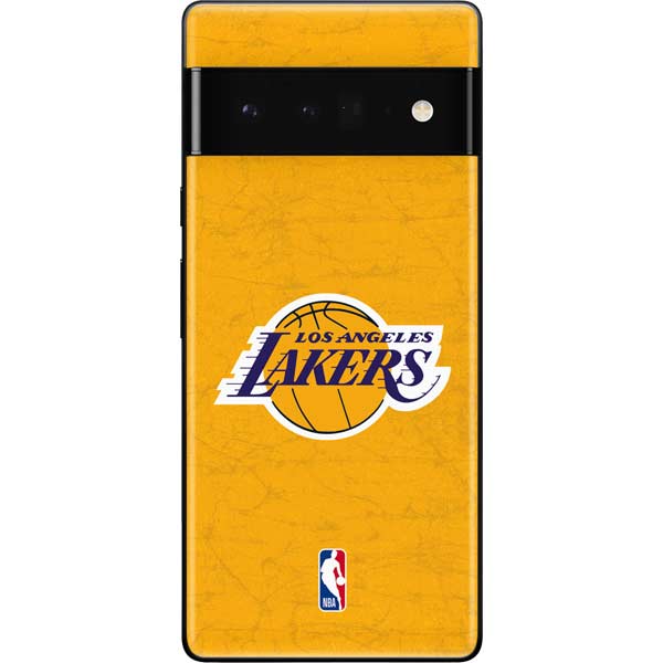 NBA Los Angeles Lakers Distressed Google Pixel 6 Pro Skin
