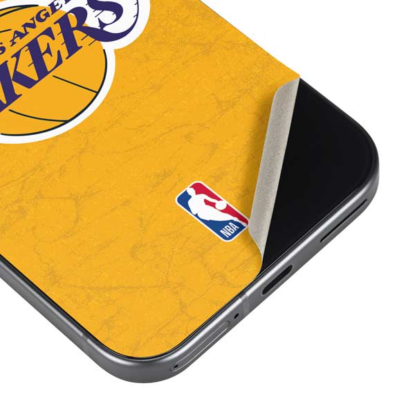 NBA Los Angeles Lakers Distressed Google Pixel 9a Skin
