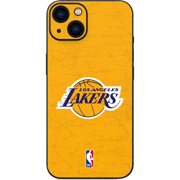 NBA Los Angeles Lakers Distressed iPhone 13 Skin