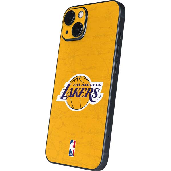 NBA Los Angeles Lakers Distressed iPhone 15 Skin