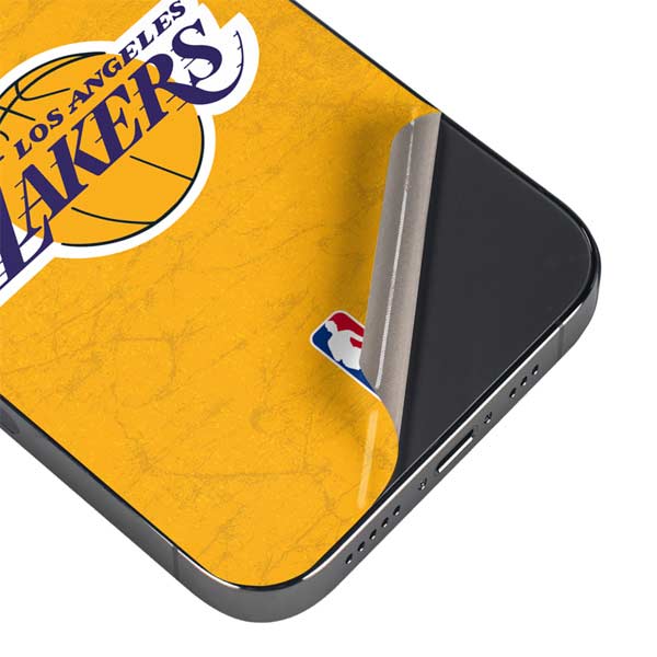 NBA Los Angeles Lakers Distressed iPhone 16 Pro Max Skin