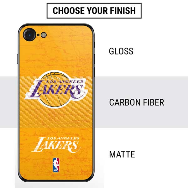 NBA Los Angeles Lakers Distressed iPhone SE (2nd & 3rd Gen) Skin