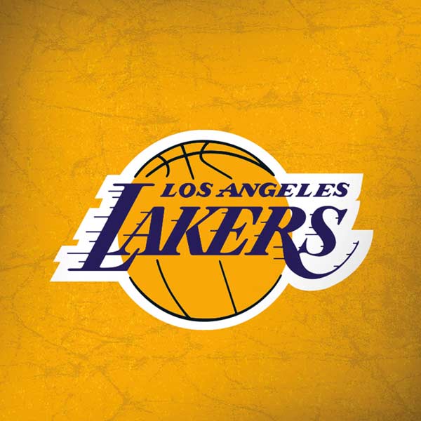 NBA Los Angeles Lakers Distressed iPhone X Skin