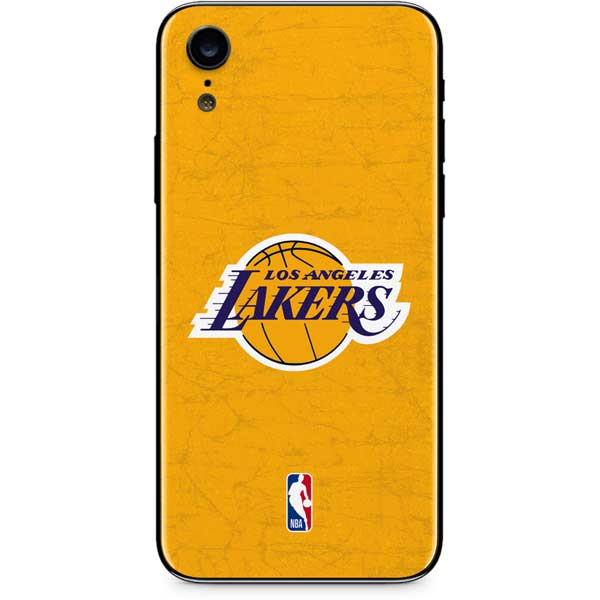 NBA Los Angeles Lakers Distressed iPhone XR Skin