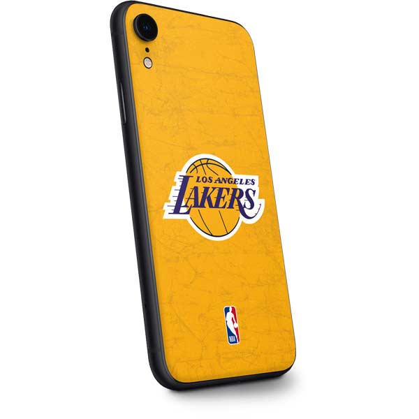 NBA Los Angeles Lakers Distressed iPhone XR Skin