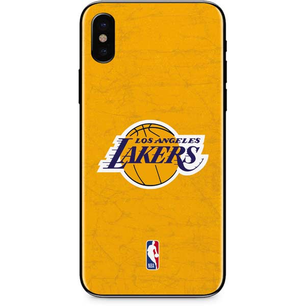NBA Los Angeles Lakers Distressed iPhone XS Max Skin