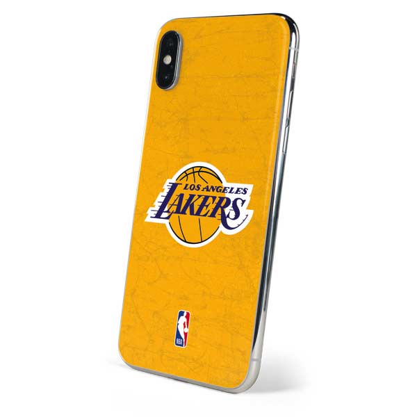 NBA Los Angeles Lakers Distressed iPhone XS Max Skin